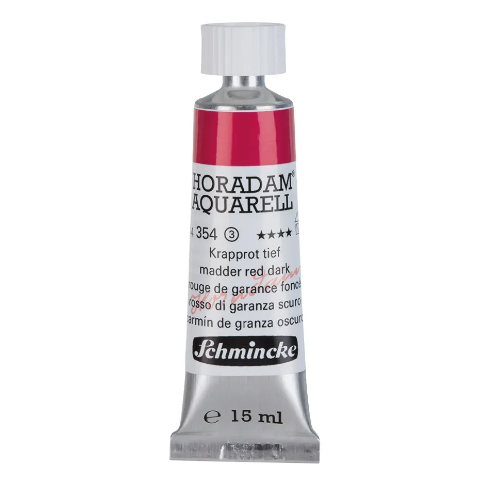 Farba akwarelowa Horadam Aquarell - Schmincke - 354, Madder Red Dark, 15 ml