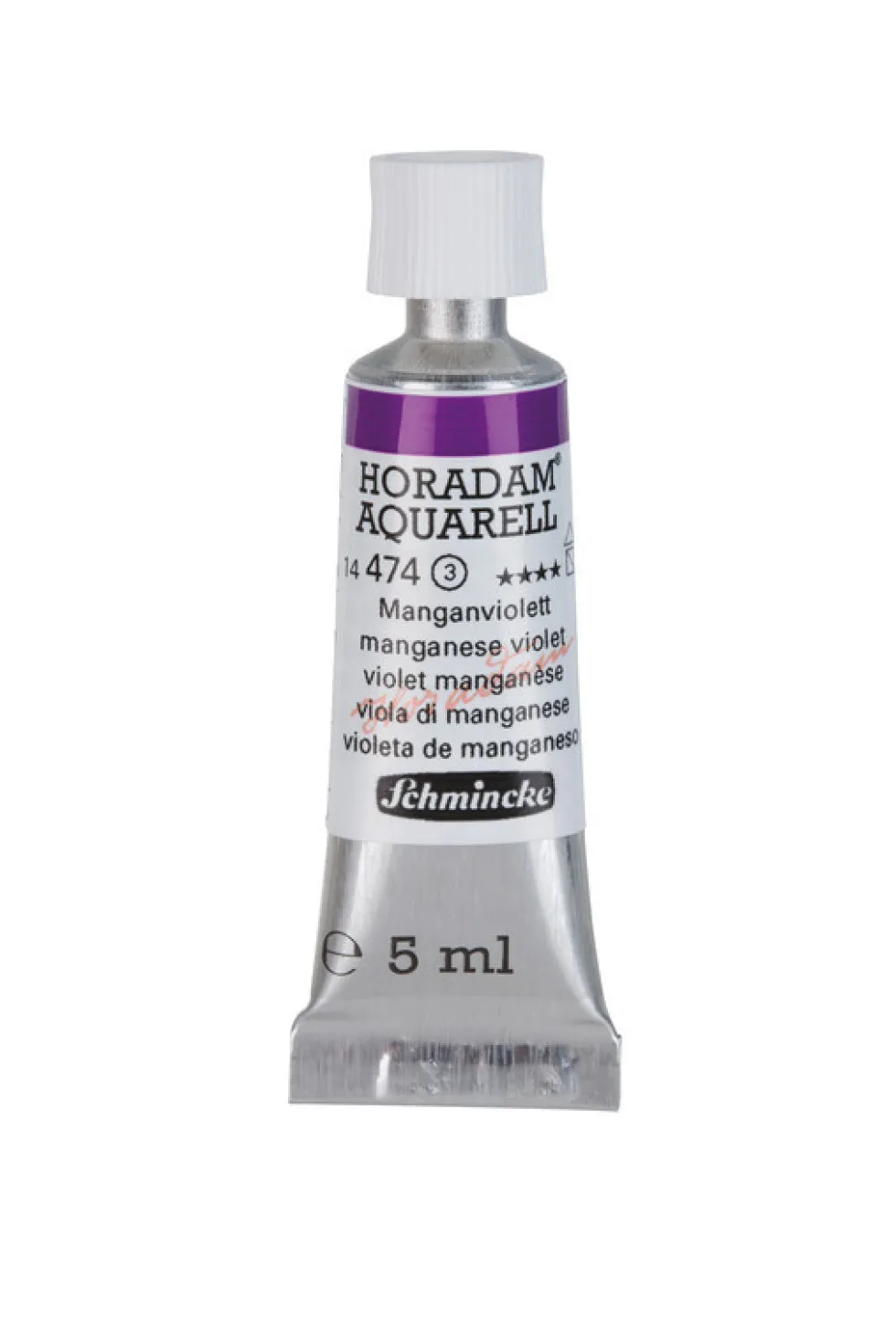 Farba akwarelowa Horadam Aquarell - Schmincke - 474, Manganese Violet, 5 ml