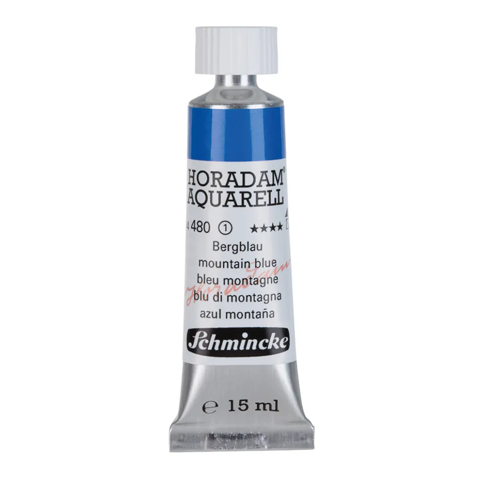 Farba akwarelowa Horadam Aquarell - Schmincke - 480, Mountain Blue, 15 ml