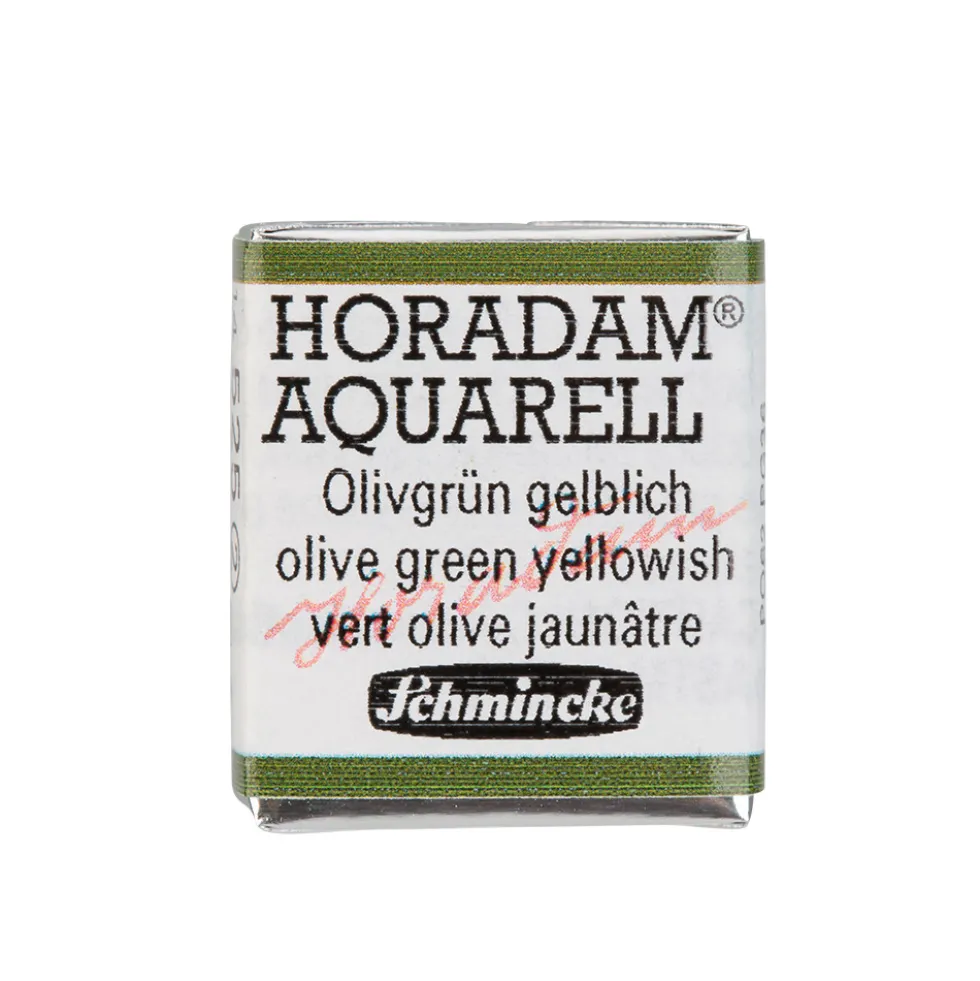 Farba akwarelowa Horadam Aquarell - Schmincke - 525, Olive Green Yellowish