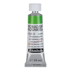 Farba akwarelowa Horadam Aquarell - Schmincke - 526, Permanent Green, 15 ml