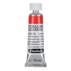 Farba akwarelowa Horadam Aquarell - Schmincke - 360, Permanent Red Orange, 15 ml