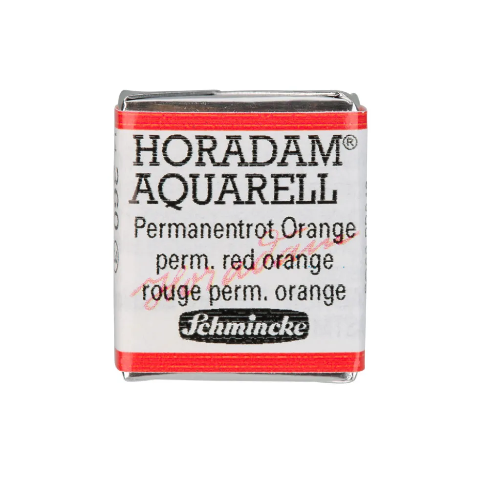 Farba akwarelowa Horadam Aquarell - Schmincke - 360, Permanent Red Orange