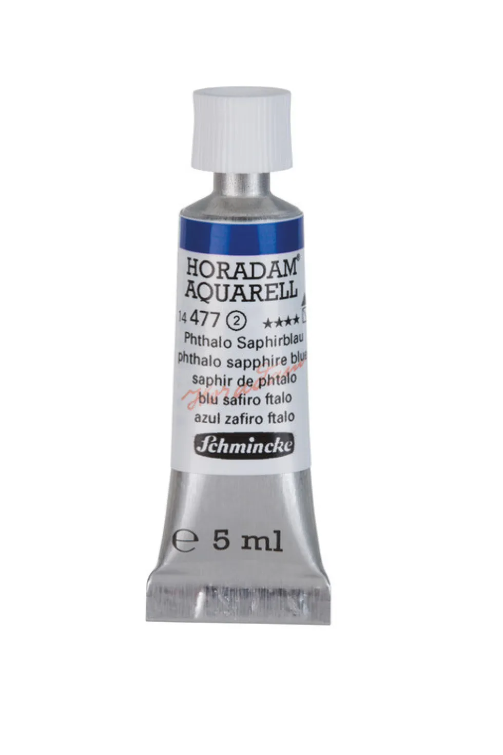 Farba akwarelowa Horadam Aquarell - Schmincke - 477, Phthalo Sapphire Blue, 5 ml
