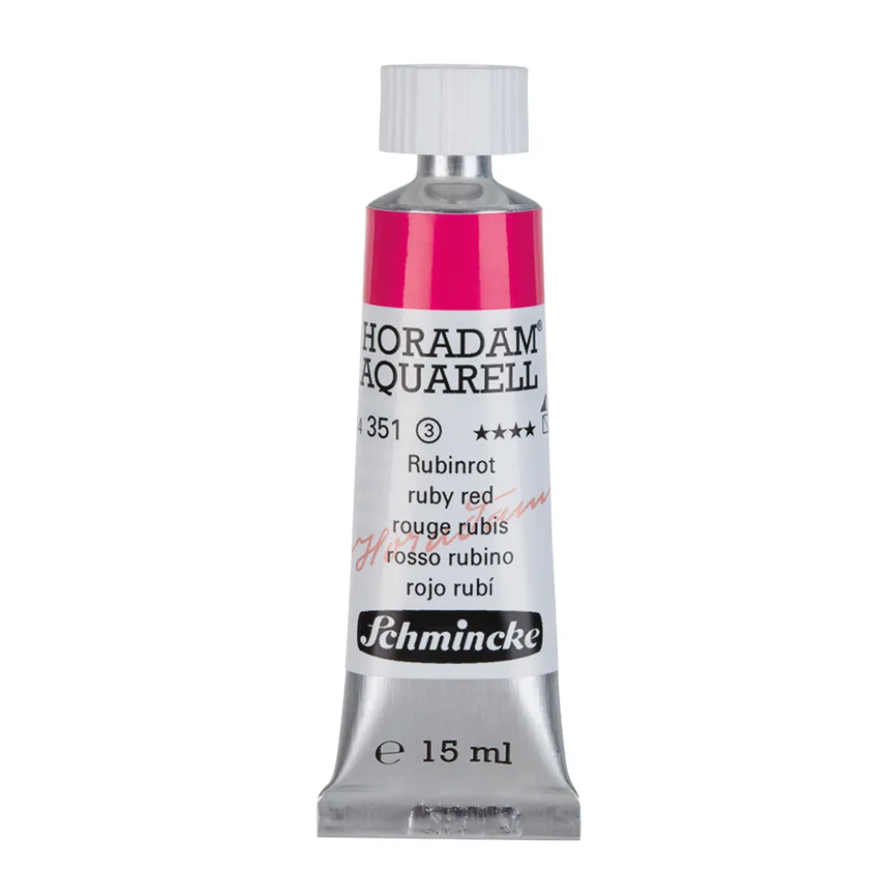 Farba akwarelowa Horadam Aquarell - Schmincke - 351, Ruby Red, 15 ml