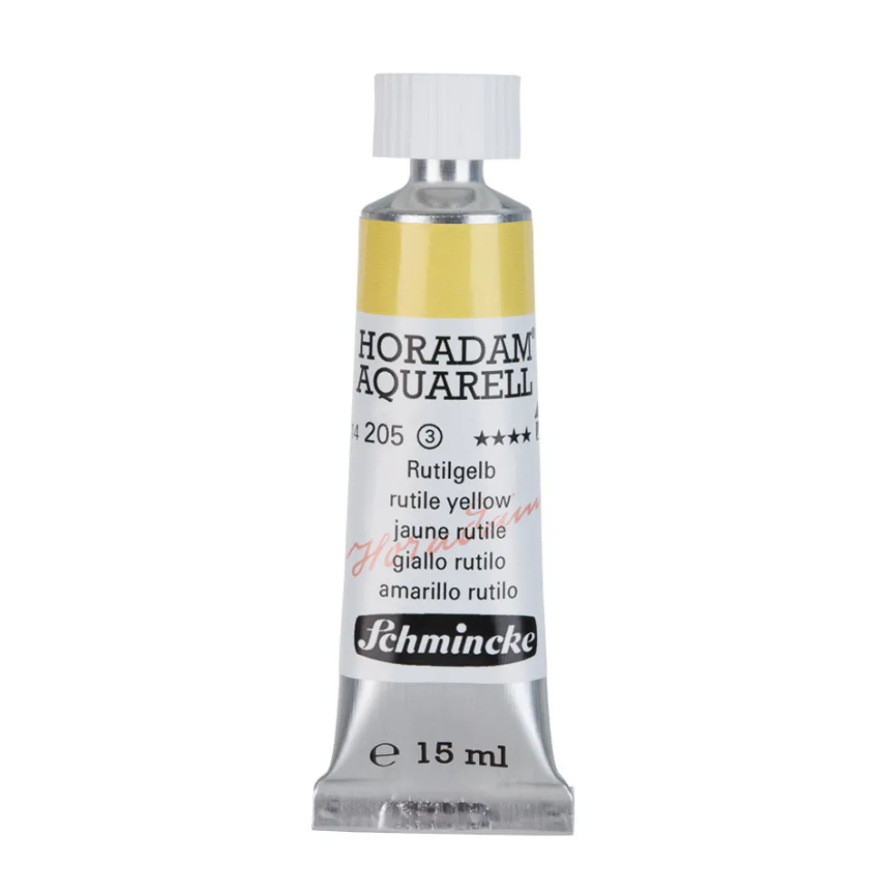 Farba akwarelowa Horadam Aquarell - Schmincke - 205, Rutile Yellow, 15 ml