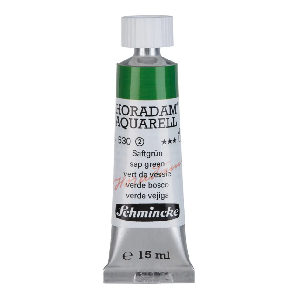 Farba akwarelowa Horadam Aquarell - Schmincke - 530, Sap Green, 15 ml