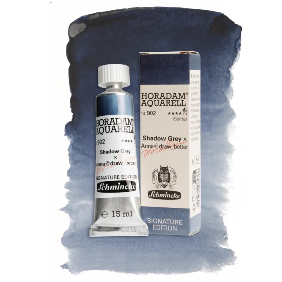 Farba akwarelowa Horadam Aquarell - Schmincke - 902, Shadow Grey, 15 ml