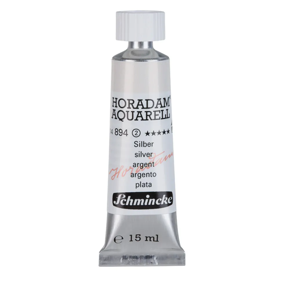 Farba akwarelowa Horadam Aquarell - Schmincke - 894, Silver, 15 ml