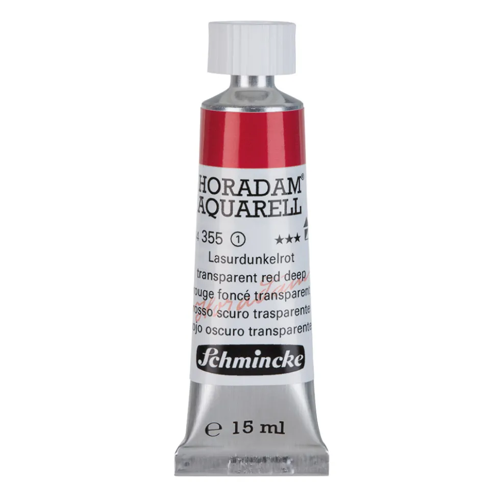 Farba akwarelowa Horadam Aquarell - Schmincke - 355, Transparent Red Deep, 15 ml