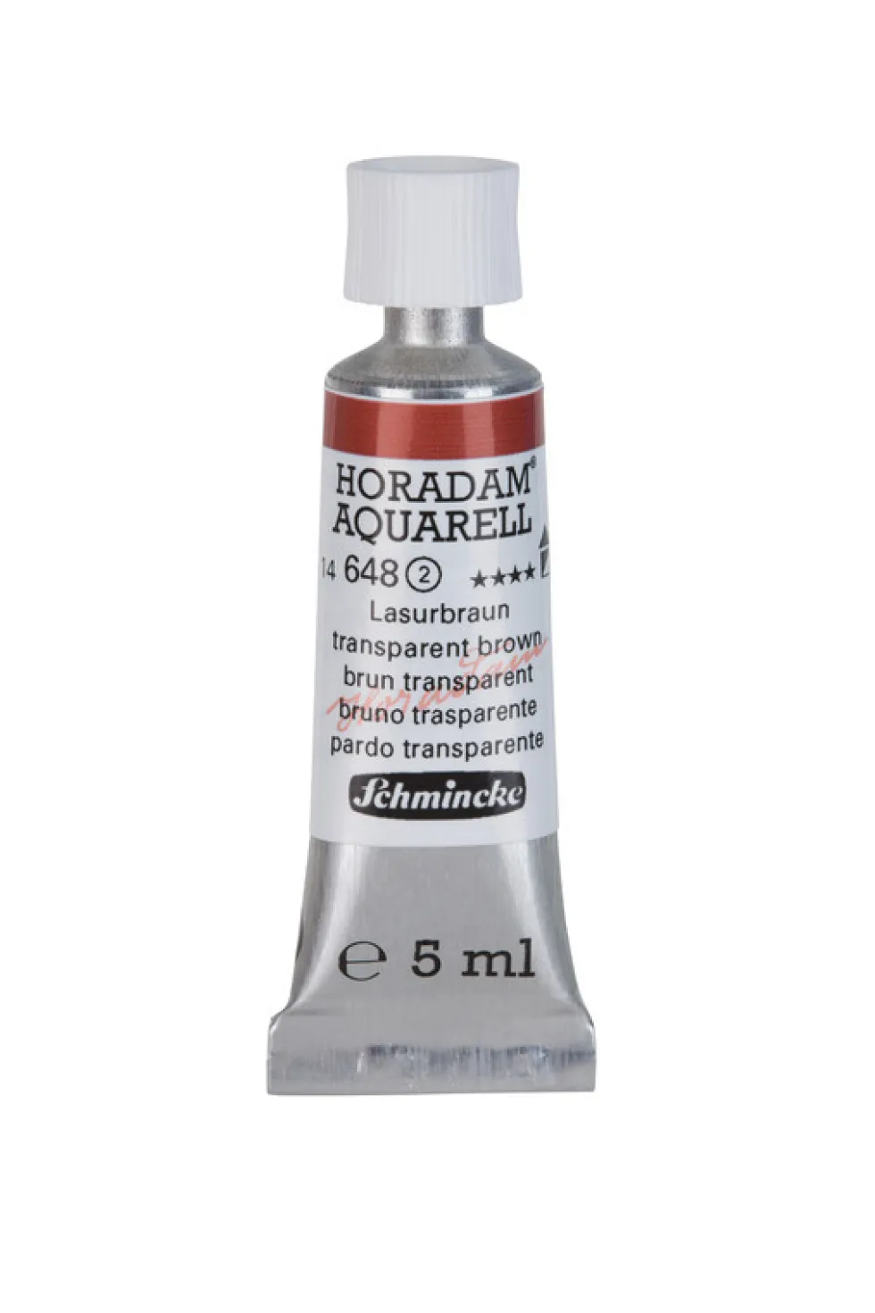 Farba akwarelowa Horadam Aquarell - Schmincke - 648, Transparent Brown, 5 ml