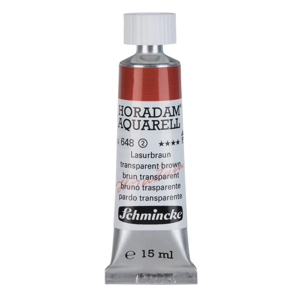 Farba akwarelowa Horadam Aquarell - Schmincke - 648, Transparent Brown, 15 ml