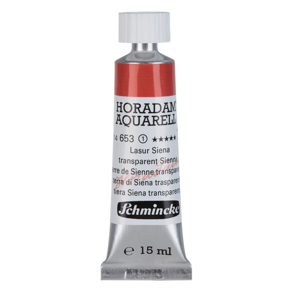 Farba akwarelowa Horadam Aquarell - Schmincke - 653, Transparent Sienna, 15 ml