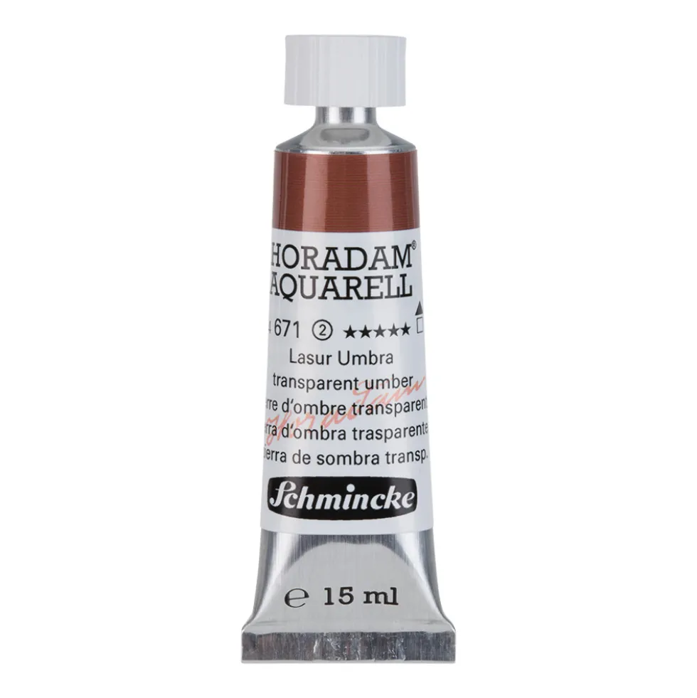 Farba akwarelowa Horadam Aquarell - Schmincke - 671, Transparent Umber, 15 ml
