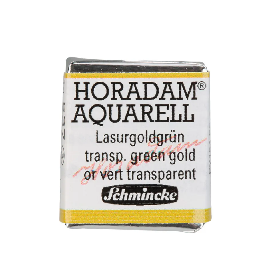Farba akwarelowa Horadam Aquarell - Schmincke - 537, Transparent Green Gold