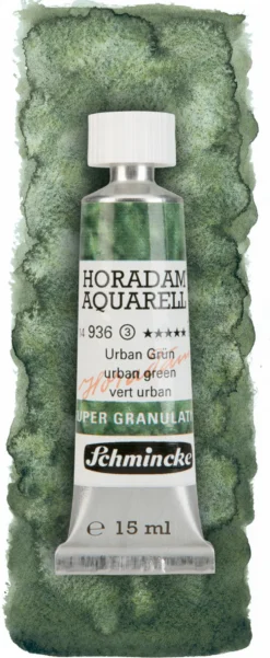 Farba akwarelowa Horadam Aquarell - Schmincke - 936, Urban Green, 15 ml