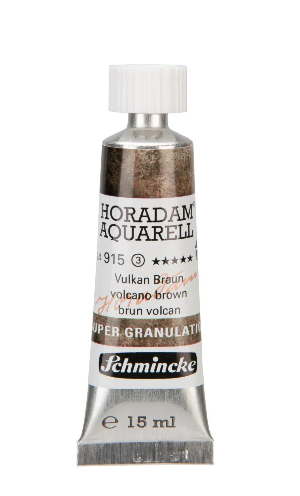 Farba akwarelowa Horadam Aquarell - Schmincke - 915, Volcano Brown, 15 ml