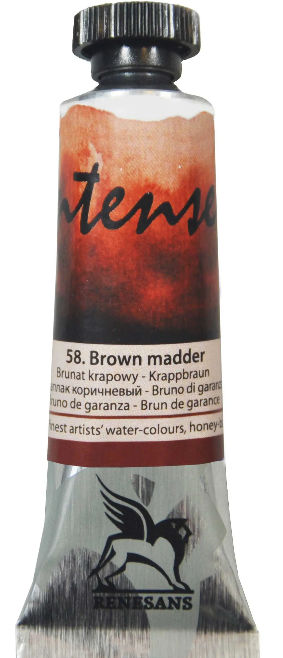 Farba akwarelowa Intense Water - Renesans - 58, brown madder, 15 ml