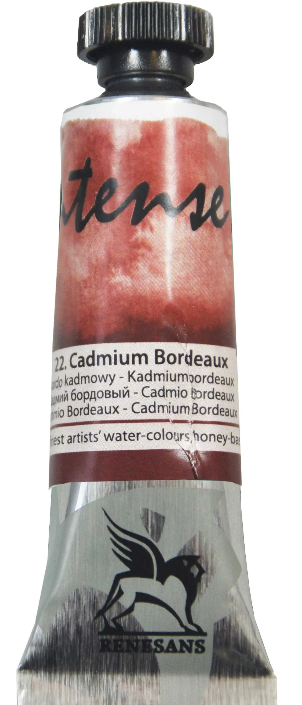 Farba akwarelowa Intense Water - Renesans - 22, cadmium bordeaux, 15 ml