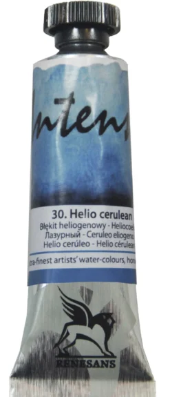 Farba akwarelowa Intense Water - Renesans - 30, helio cerulean, 15 ml