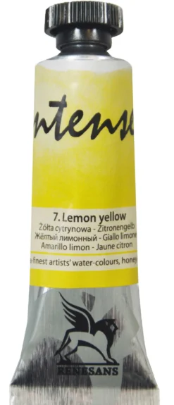 Farba akwarelowa Intense Water - Renesans - 7, lemon yellow, 15 ml