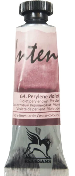 Farba akwarelowa Intense Water - Renesans - 64, perylene violet, 15 ml