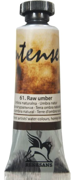 Farba akwarelowa Intense Water - Renesans - 61, raw umber, 15 ml