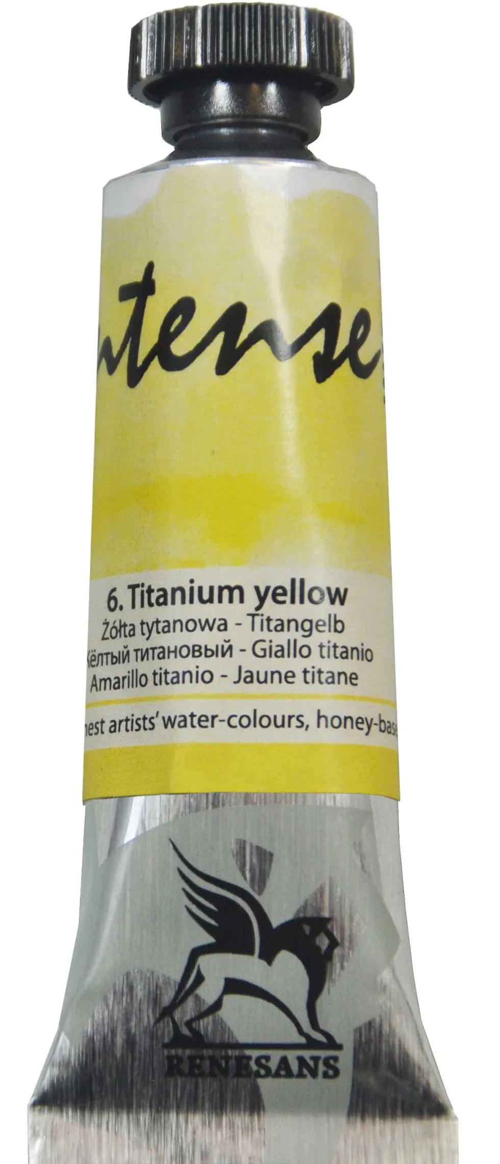 Farba akwarelowa Intense Water - Renesans - 6, titanium yellow, 15 ml