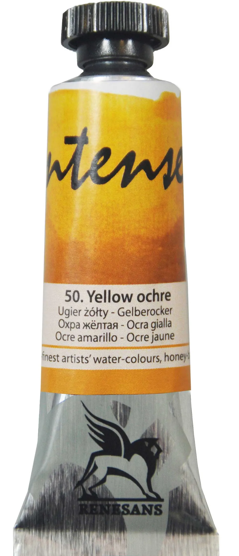 Farba akwarelowa Intense Water - Renesans - 50, yellow ochre, 15 ml