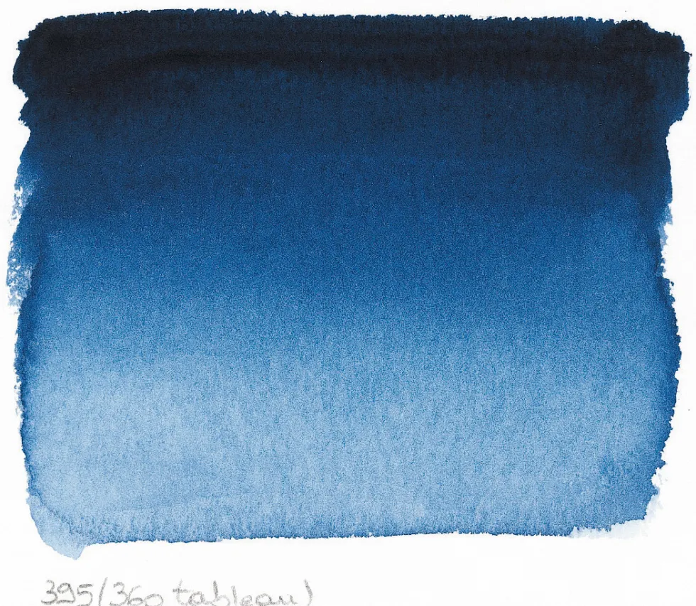 Farba akwarelowa l’Aquarelle - Sennelier - 395, Blue Indanthrene, 10 ml