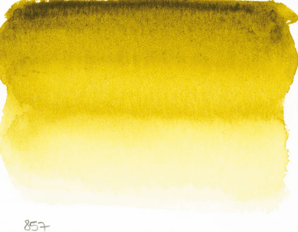 Farba akwarelowa l’Aquarelle - Sennelier - 857, Brown Green, 10 ml
