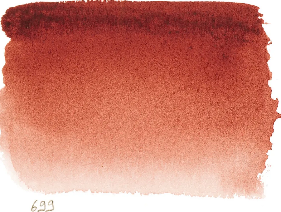 Farba akwarelowa l’Aquarelle - Sennelier - 699, Permanent Alizarin Crimson Deep, 10 ml