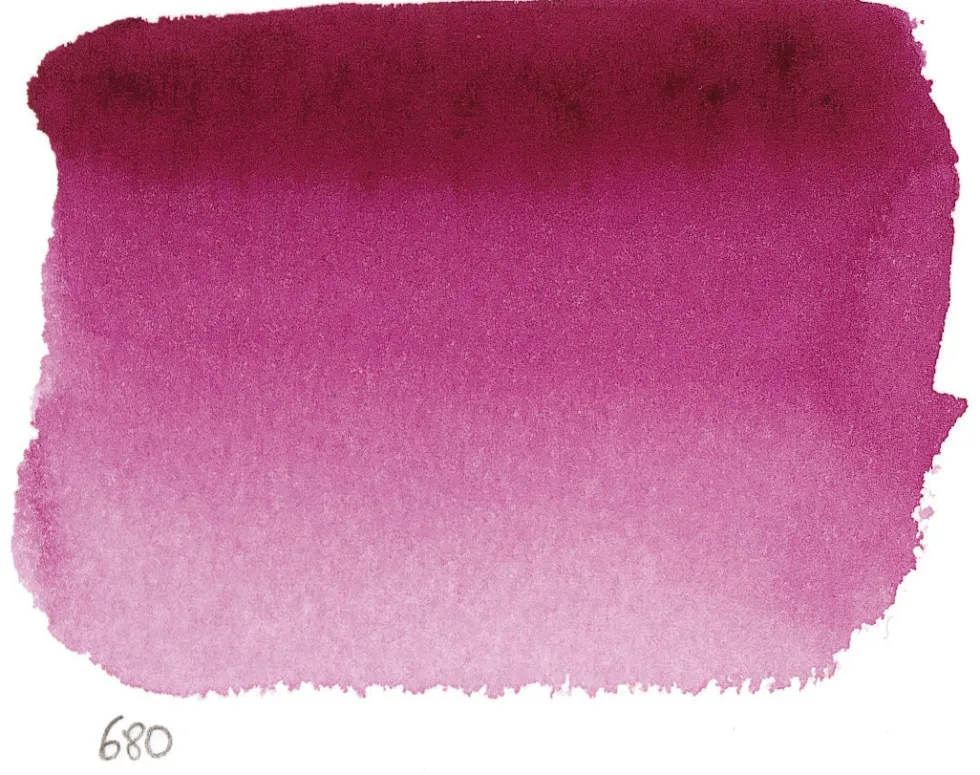 Farba akwarelowa l’Aquarelle - Sennelier - 680, Permanent Magenta, 10 ml