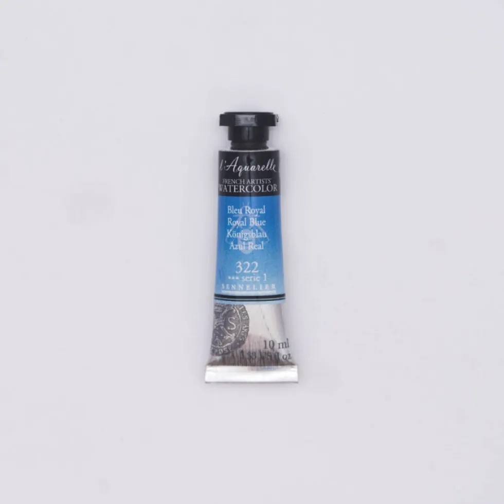 Farba akwarelowa l’Aquarelle - Sennelier - 322, Royal Blue, 10 ml