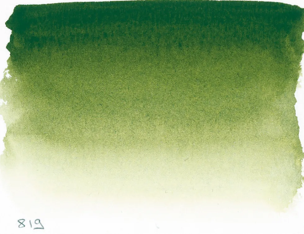 Farba akwarelowa l’Aquarelle - Sennelier - 819, Sap Green, 10 ml