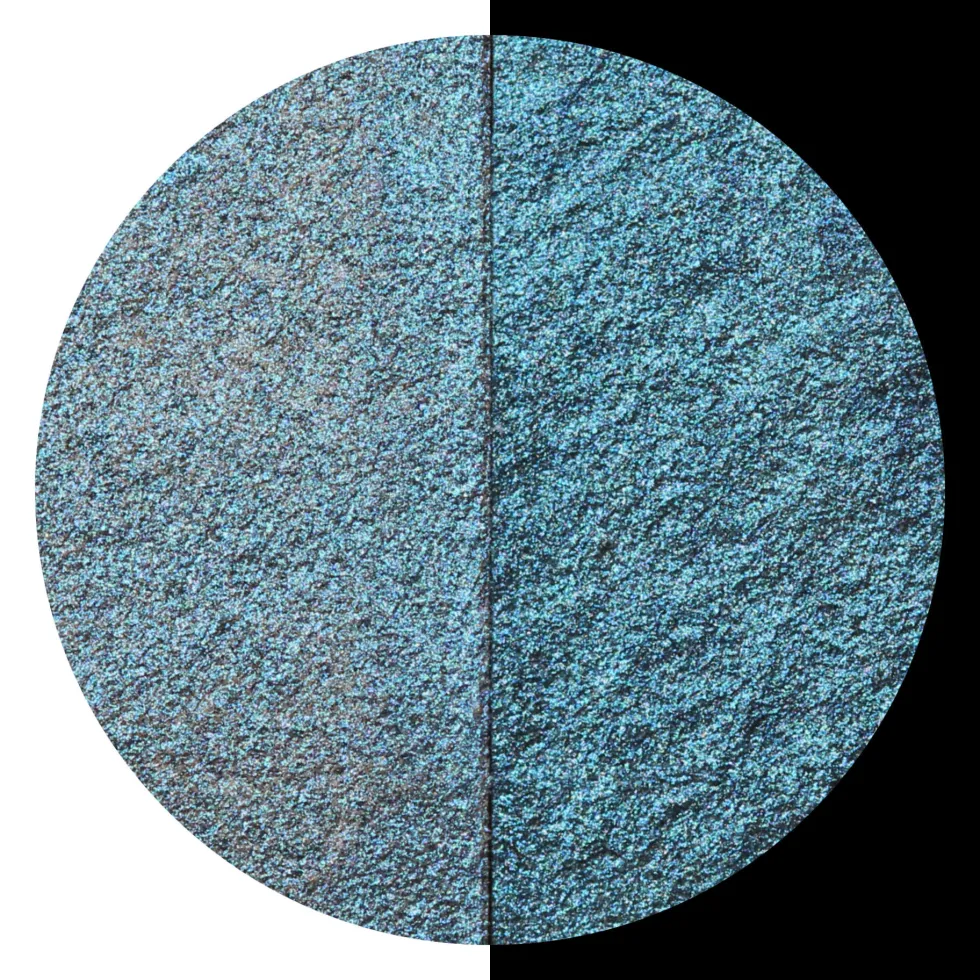 Farba akwarelowa, perłowa - Coliro Pearl Colors - Peacock Blue