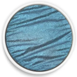 Farba akwarelowa, perłowa - Coliro Pearl Colors - Peacock Blue