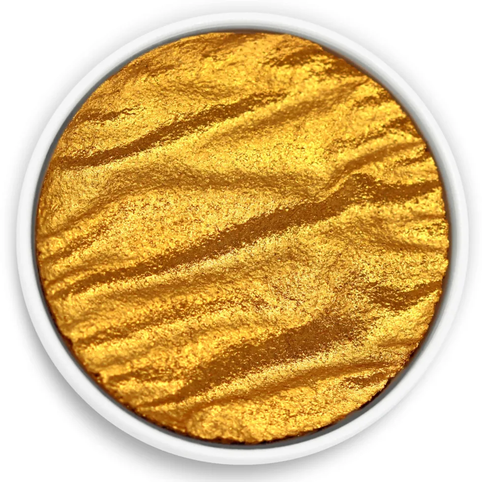 Farba akwarelowa, perłowa - Coliro Pearl Colors - Tibet Gold