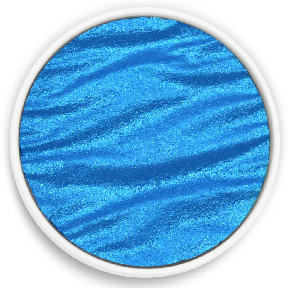 Farba akwarelowa, perłowa - Coliro Pearl Colors - Vibrant Blue