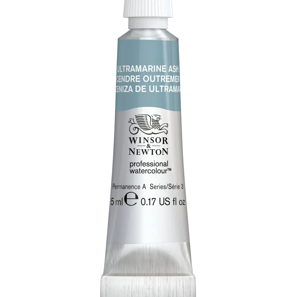 Farba akwarelowa Professional Watercolour - Winsor & Newton - Ultramarine Ash, 5 ml