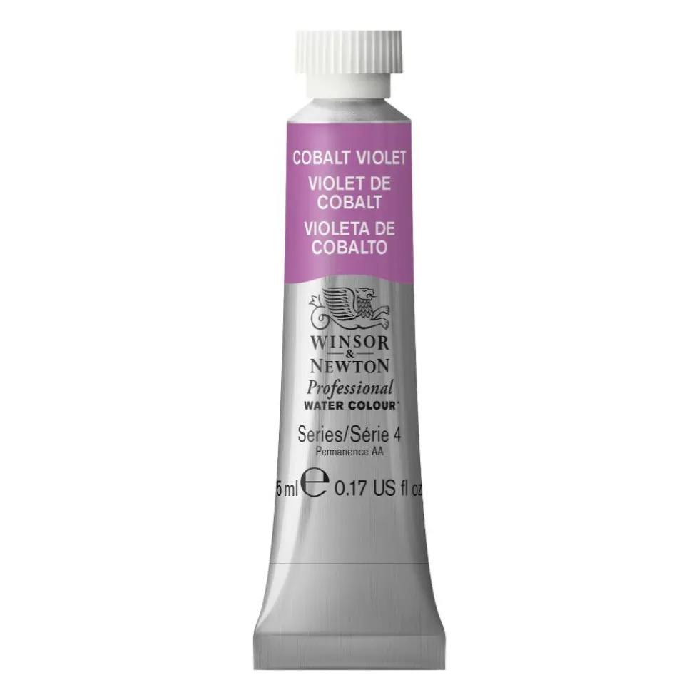 Farba akwarelowa Professional Watercolour - Winsor & Newton - Cobalt Violet, 5 ml
