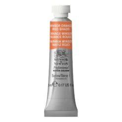 Farba akwarelowa Professional Watercolour - Winsor & Newton - Winsor Orange Red, 5 ml