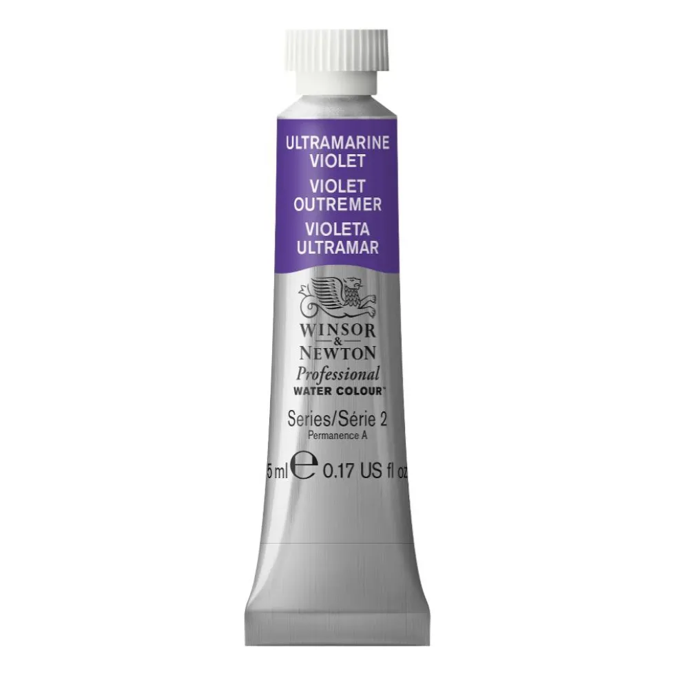 Farba akwarelowa Professional Watercolour - Winsor & Newton - Ultramarine Violet, 5 ml