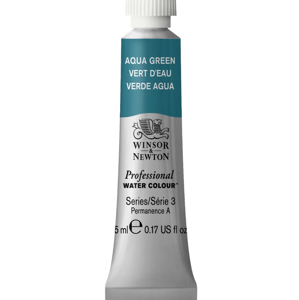 Farba akwarelowa Professional Watercolour - Winsor & Newton - Aqua Green, 5 ml