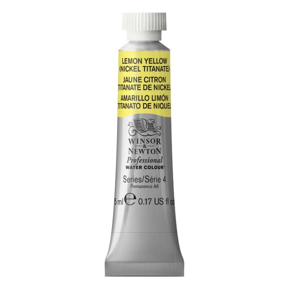 Farba akwarelowa Professional Watercolour - Winsor & Newton - Lemon Yellow, 5 ml