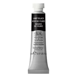 Farba akwarelowa Professional Watercolour - Winsor & Newton - Lamp Black, 5 ml