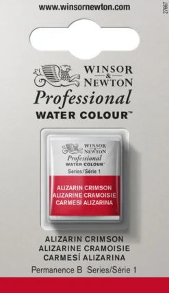 Farba akwarelowa Professional w półkostce - Winsor & Newton - Alizarin Crimson