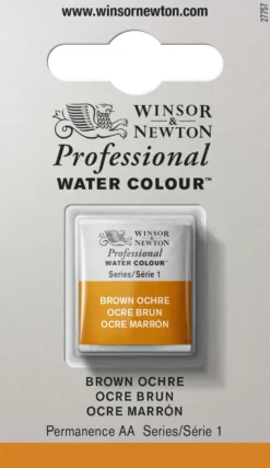 Farba akwarelowa Professional w półkostce - Winsor & Newton - Brown Ochre