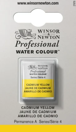 Farba akwarelowa Professional w półkostce - Winsor & Newton - Cadmium Red Deep