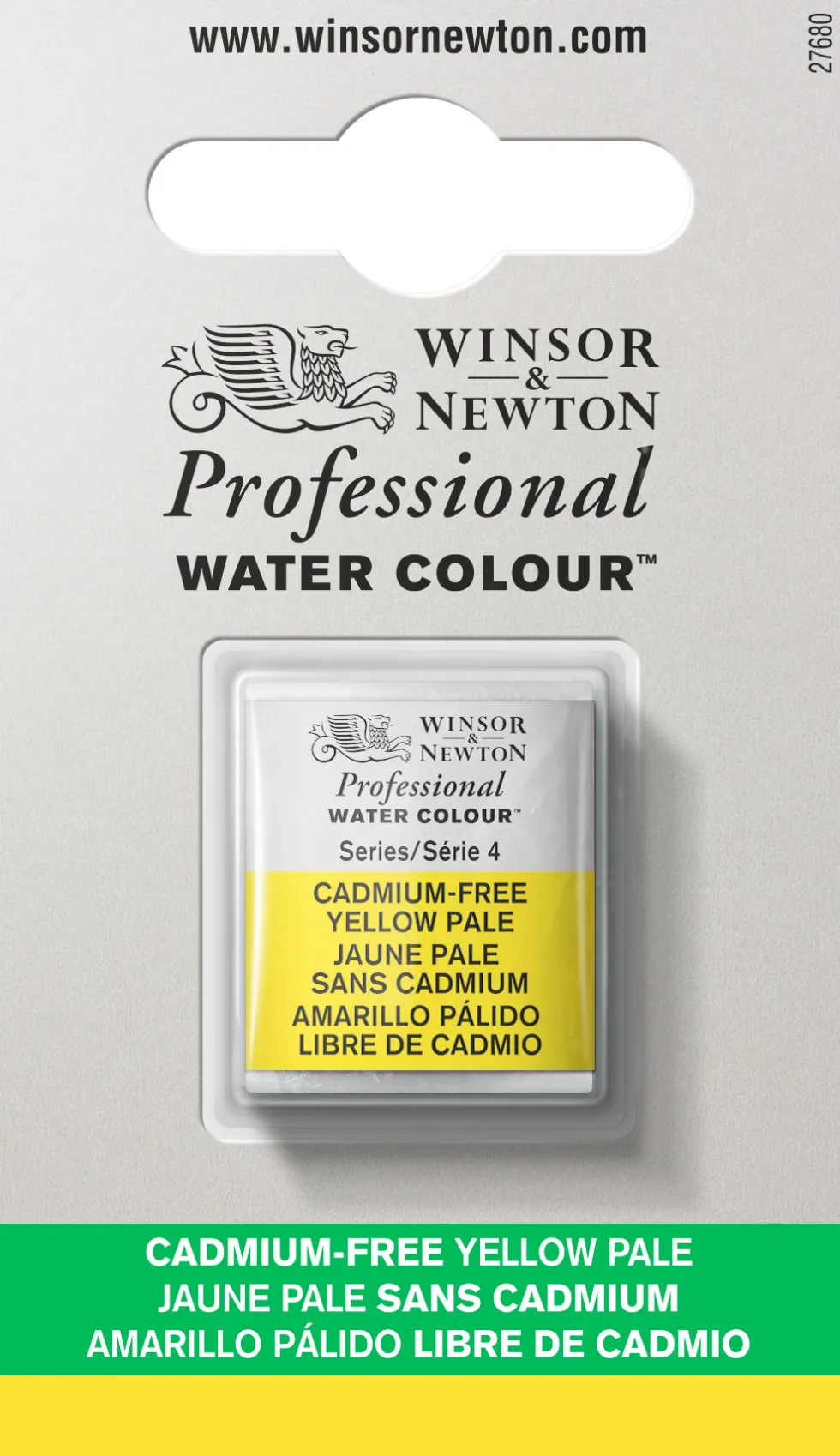 Farba akwarelowa Professional w półkostce - Winsor & Newton - Cadmium Free Lemon